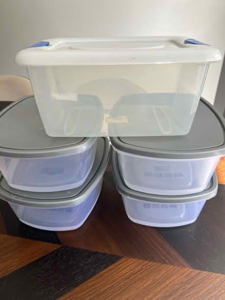 Photo of free Small plastic containers with lids (Near South Harrow station HA2) #1
