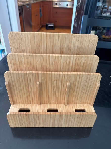 Photo of free Bamboo Charging Stand (Brookfield) #1