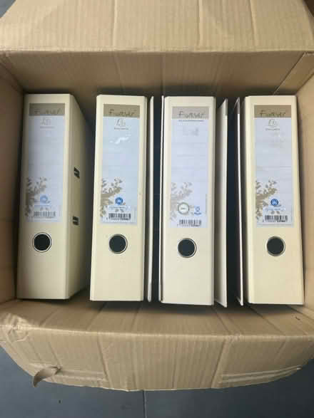 Photo of free Set of 6 cream ringbinders (Blackrock, Dublin) #1