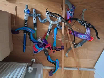 Photo of free Light sabres, bows and arrows, Nerf Rebelle (Watton at Stone SG14) #1