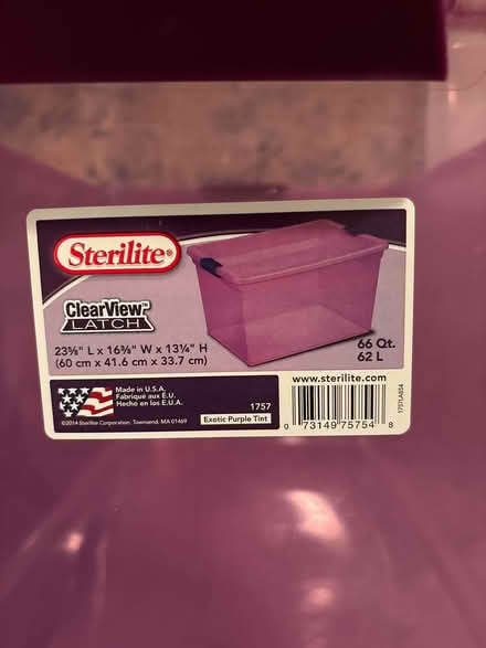 Photo of free 3 storage bins. No lids (Brookfield) #3