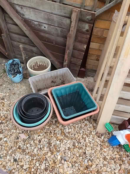Photo of free Largeish plastic pots (South Wootton PE30) #2