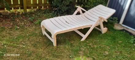 Photo of free White sun lounger (West Bridgford NG2) #1