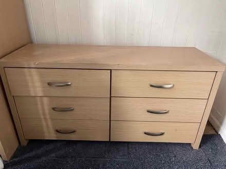 Photo of free Low chest of 6 Drawers (DE248 derby) #1