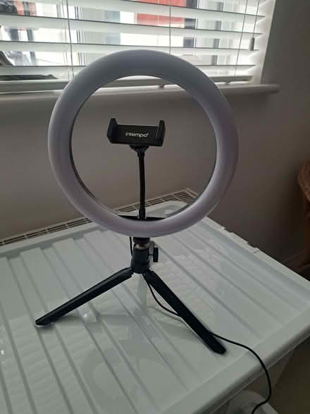 Photo of free Selfie ring light with phone holder. (Eastbourne BN21) #1