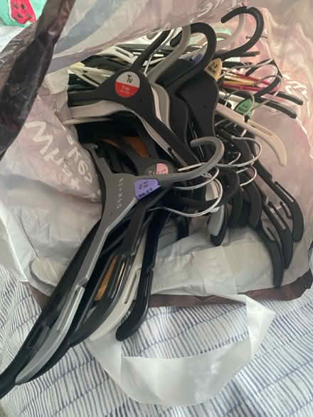 Photo of free Bag of children’s hangers (Boughton Monchelsea ME17) #1
