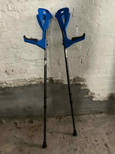 Photo of free Ergobaum Crutches (Davis Square, Somerville) #1