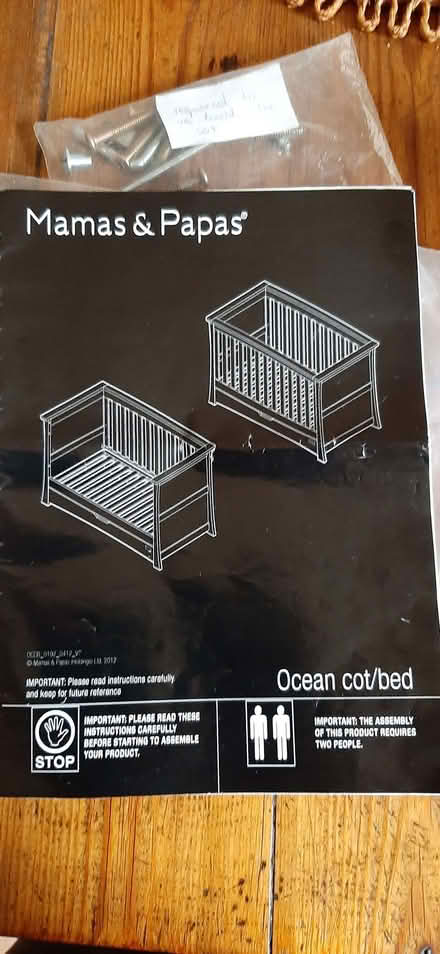 Photo of free Sturdy cot (Walton Manor OX2) #2