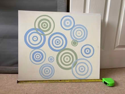 Photo of free Painted canvas “spring showers” (Winklebury RG23) #1