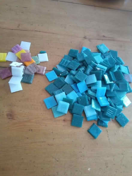Photo of free Glass Mosaic Tiles About 146 blue-green (Catherine-de-Barnes B91) #1