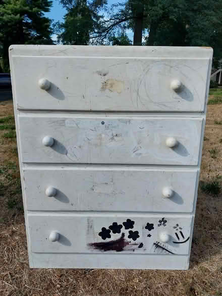 Photo of free All wood 4 drawer dresser (4120 6th Ave ne) #1