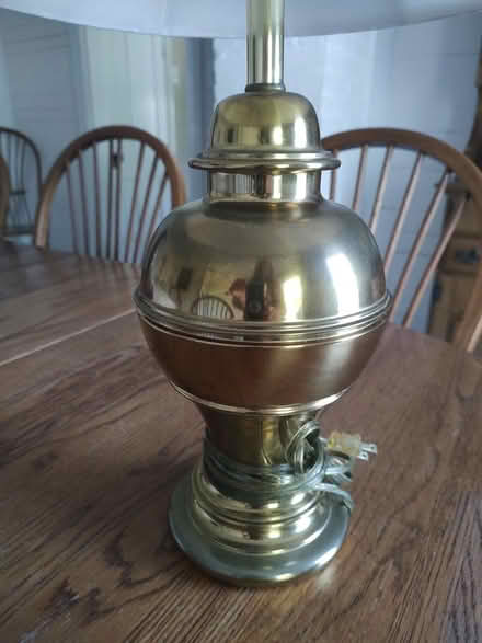Photo of free Brass table lamp (Odenton) #2