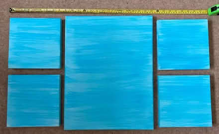 Photo of free Painted canvas “sea” (Winklebury RG23) #2