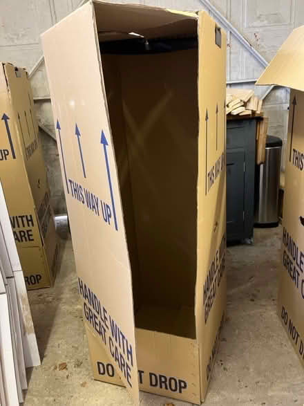 Photo of free Cardboard moving & wardrobe boxes (RH7 6HQ) #4
