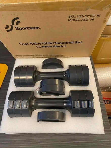 Photo of free Dumbbell Set - Adjustable - Sportneer (Carbon black) (Clerkenwell EC1V) #1