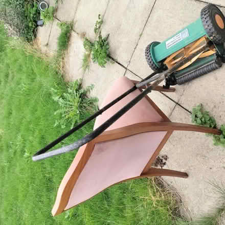 Photo of free Chair and mower (Morley LS27) #1