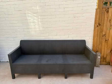 Photo of free Rattan garden sofa (N12) #1