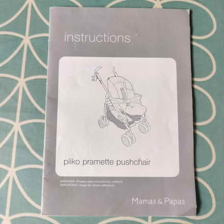 Photo of free Pushchair Mamas & Papas Plump P3 (Knighton LE2) #3