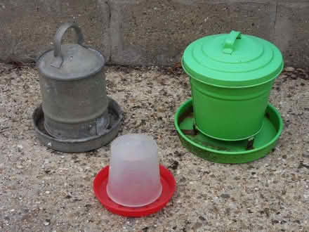 Photo of free Poultry feeders and drinker (South Lopham IP22) #1