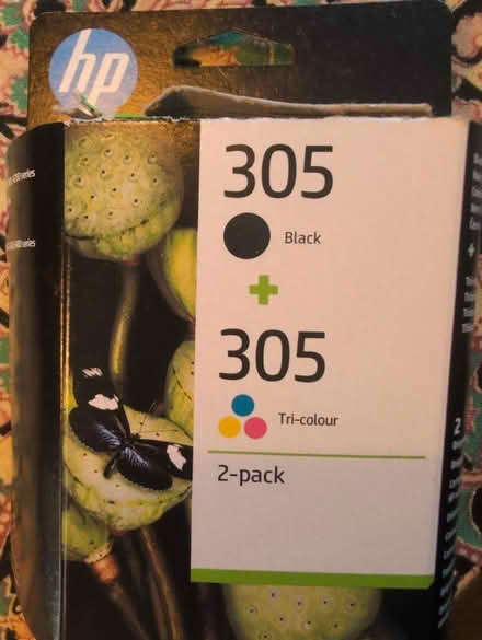 Photo of free Hp 305 ink cartridges (Sidmouth, Devon) #1