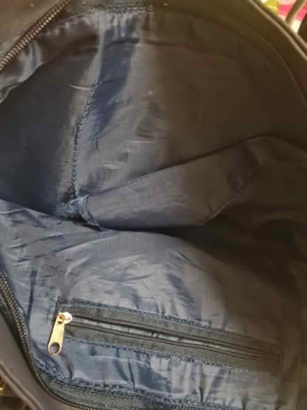 Photo of free Navy handbag with pom pom (NG15) #2