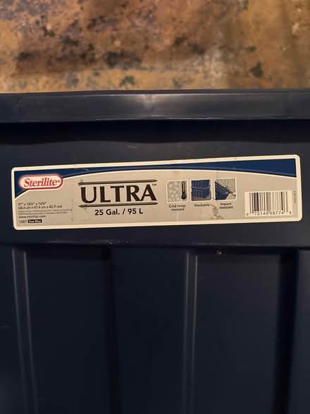 Photo of free 3 storage bins. No lids (Brookfield) #2