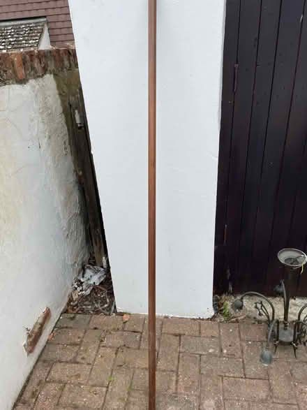 Photo of free Wooden curtain pole 160cm and wooden fixings (Sidley TN39) #2