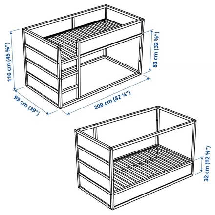 Photo of free Ikea Kura Bed (Llandrindod LD1) #2