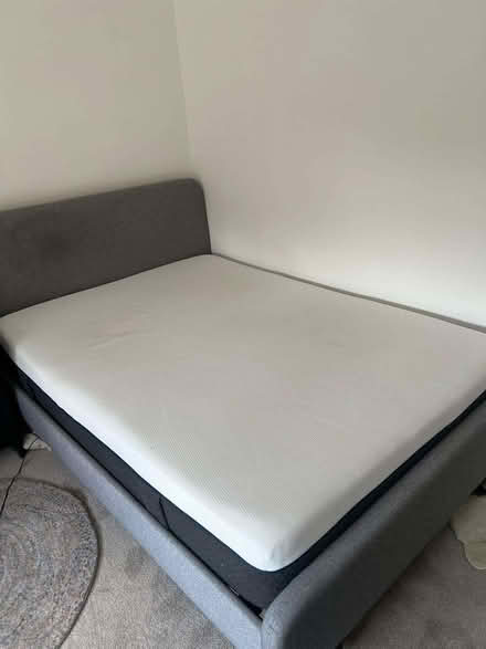 Photo of free John Lewis double bed frame and (optional) mattress (Flaxton YO60) #1