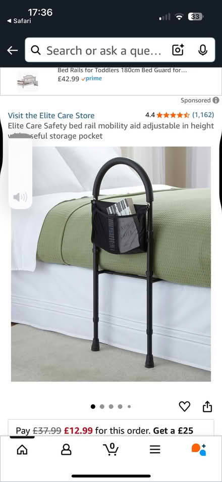 Photo of free Safety Bed rail (Pitsmoor S3) #2