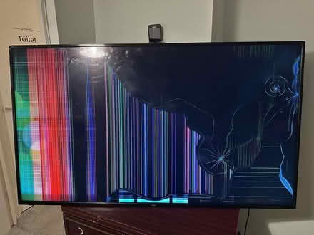 Photo of free 65 inch Bush Smart TV Screen Broken (WV11) #1