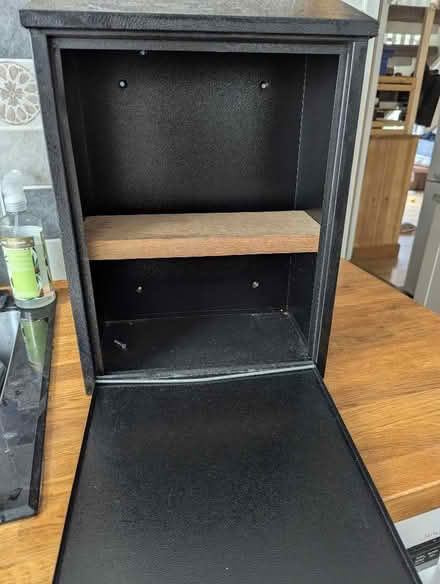Photo of free Black Metal Mail Box with key (Grangeway area NN10) #2
