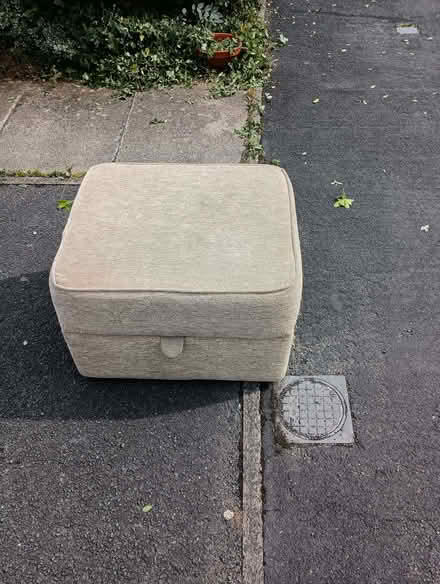 Photo of free Two seater, and one seater sofas, pale green. (Urmston M41) #3
