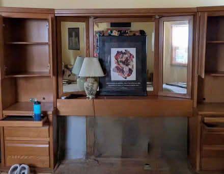 Photo of free Retro style headboard w/storage (Town of Tonawanda) #1