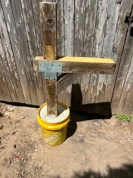 Photo of free Mail Box Stand-in concrete bucket (Wells Branch-78728) #1