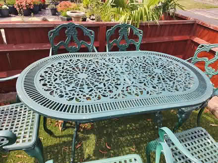 Photo of free Garden table and chairs (PO15) #1