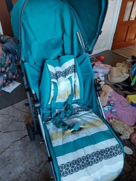 Photo of free Mamas and Papas turquoise blue stroller/buggy (Bloomfield) #1