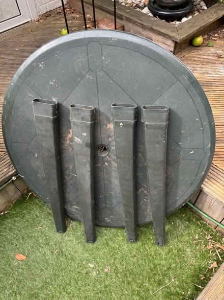 Photo of free Plastic garden table green (Fairhaven FY8) #2