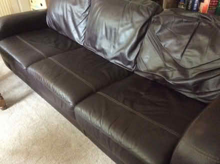 Photo of free 3-4 seats leather sofa (Alton GU34) #2