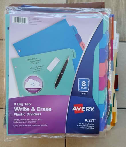 Photo of free Binders and binder tab inserts ((south) Central Park - Denver) #3