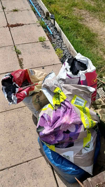 Photo of free Few bags of soil from the garden potted plants (Upton CH49) #1