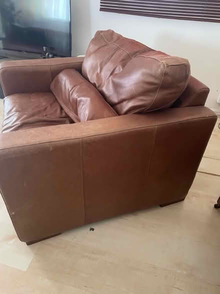Photo of free Large Leather Chair (WestHoe PL1) #3