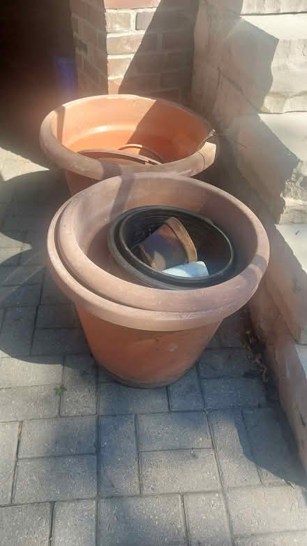 Photo of free Selection of plant pots and saucers (Beaches, Toronto) #1