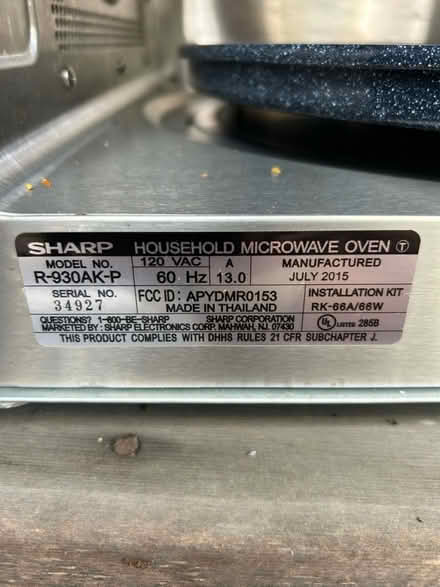 Photo of free Microwave (Somerville, MA) #3