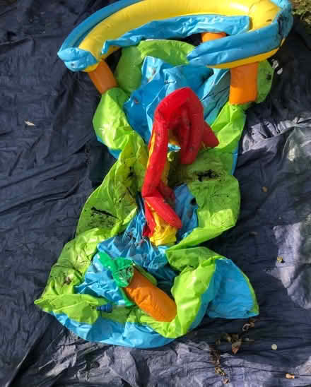 Photo of free Paddling pool with slide and water spray (Latchford WA4) #3