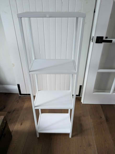 Photo of free Narrow metal shelf (Alameda) #1