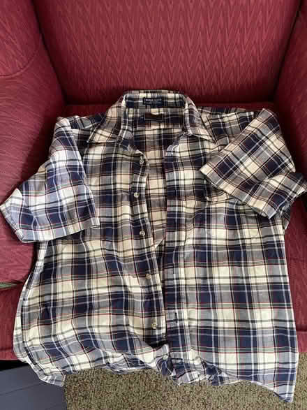 Photo of free Men’s Madras Shirt, medium (Kings Contrivance, Columbia) #2