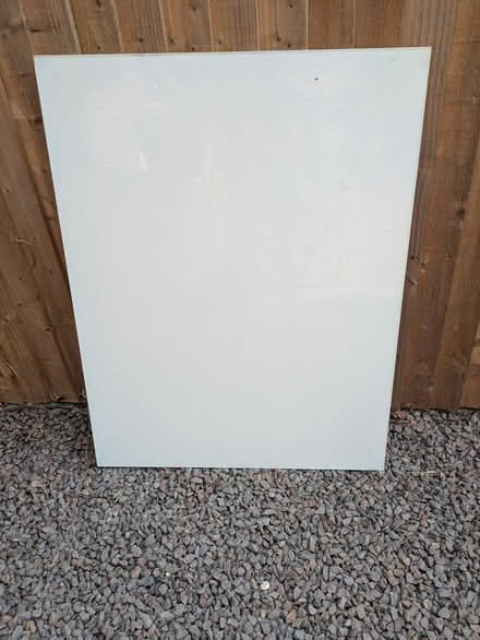 Photo of free White glass kitchen splashback (HR6 0EZ) #1