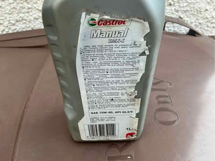 Photo of free 375ml Castrol SMX-S Synthetic Gear Oil 75w-85 (Flanderwell S66) #1
