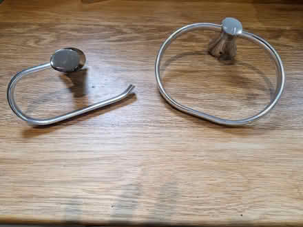 Photo of free Toilet roll and bathroom towel holder (Matlock DE4) #1